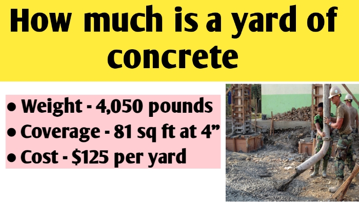 How much is a yard of concrete